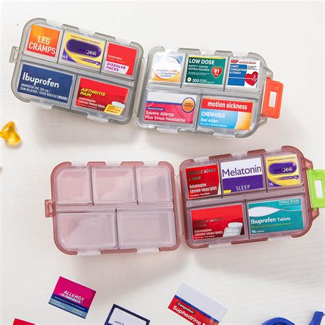 keep calm medicine organizer storage box